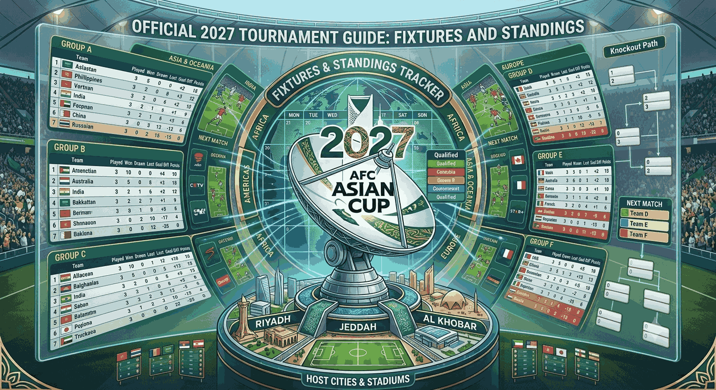AFC Asian Cup 2027 Fixtures