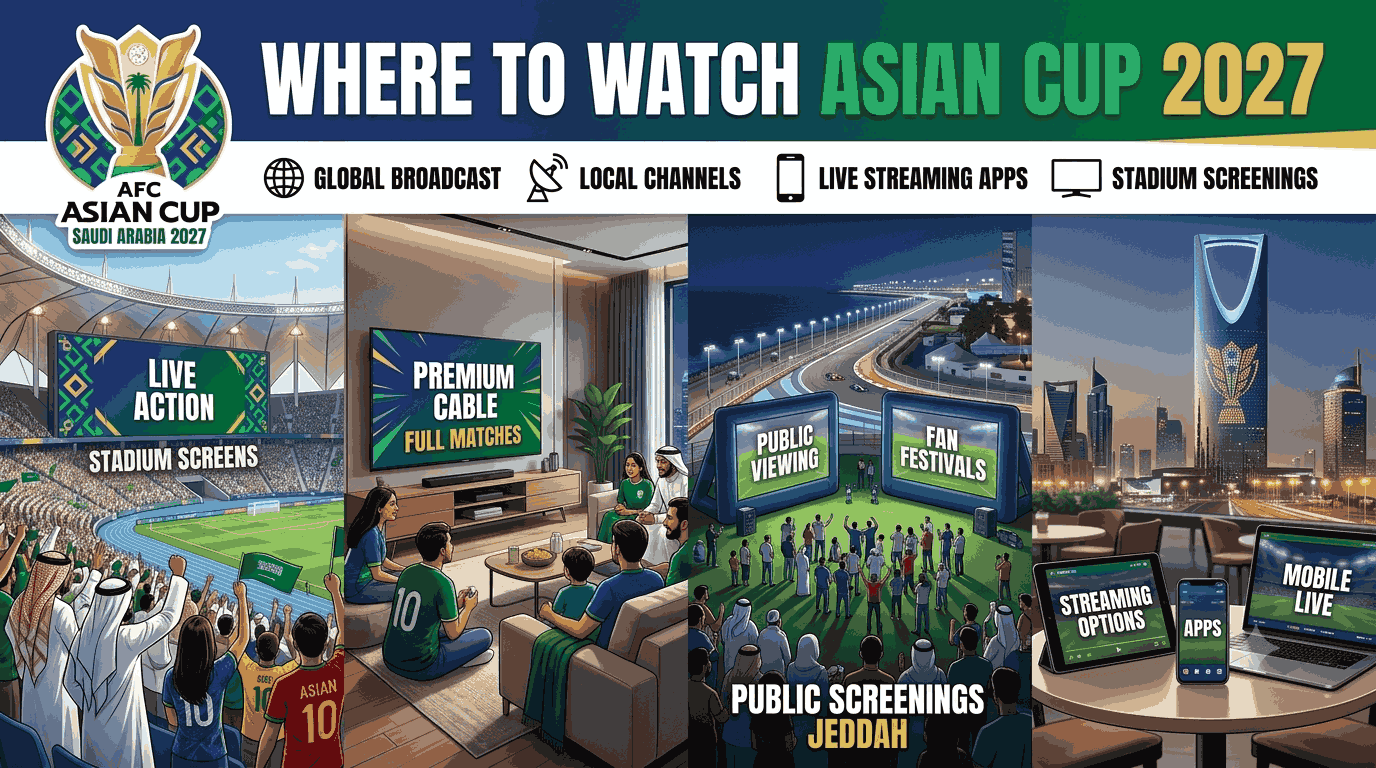 Where to Watch Asian Cup 2027